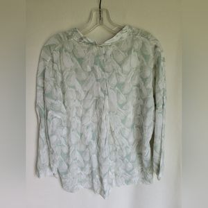 Beach printed top, size L